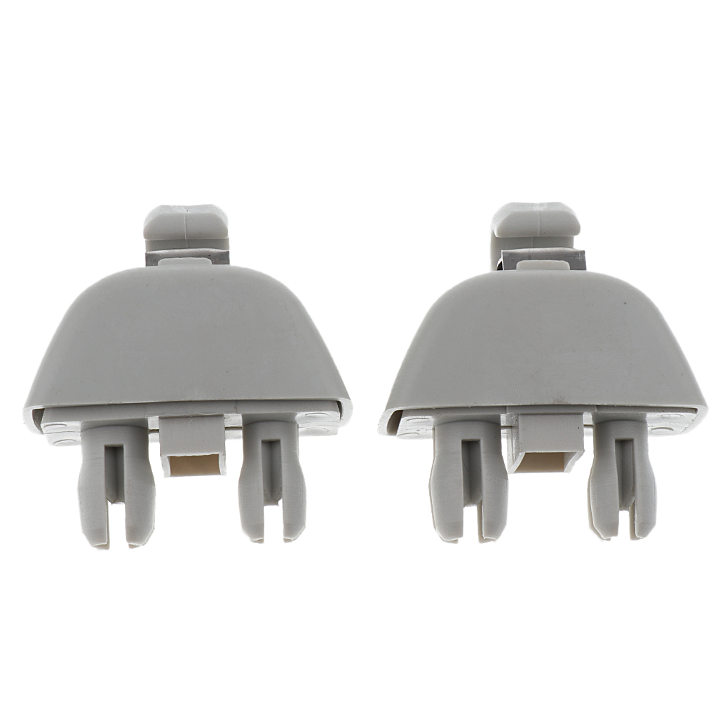 2pcs Inner Sun Visor Hook Clips for Audi A6 C6 05-13 for VW Passat Polo for SKODA Stable Characteristics Sun Visor Clip Hanger
