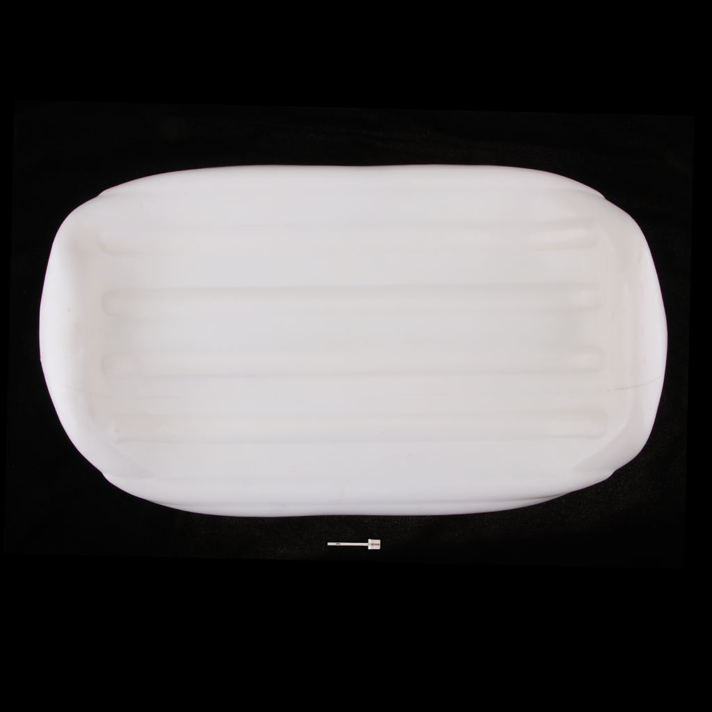 Inflatable Marine Fender 20.1x7.9'' Boat Buffer Barrier White / Yellow / Red