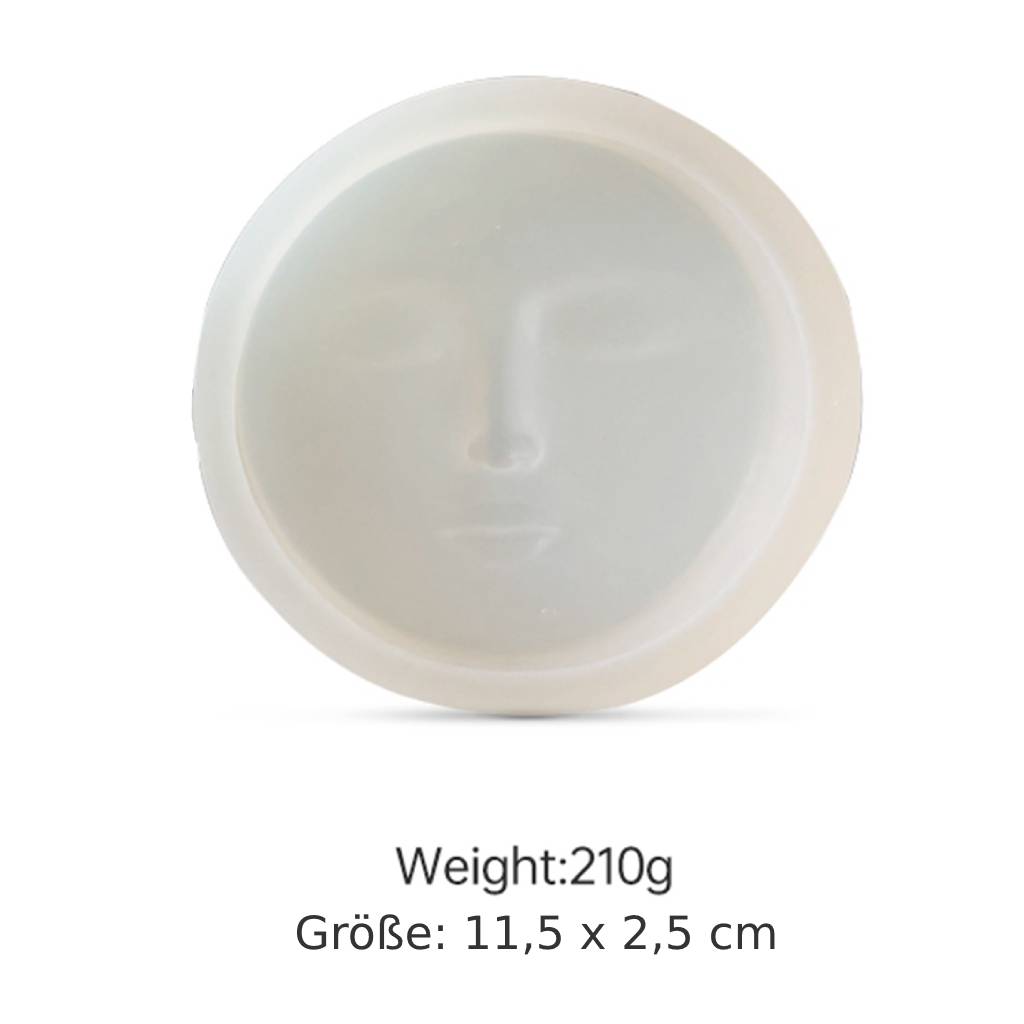Candle Resin Mould Aromatherapy Wax Plaster Mold DIY Face Silicone Soap Mold