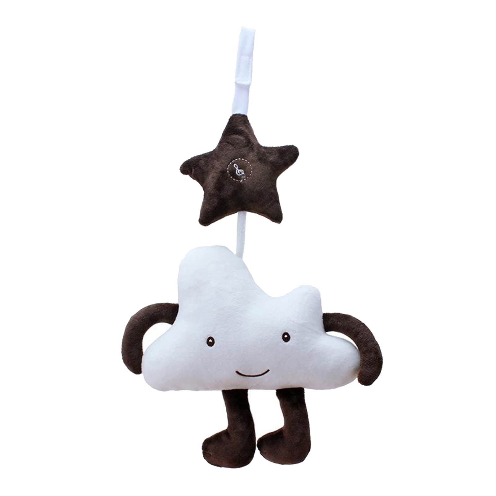 Baby Hanging Rattles Toys Soft Car Seat Stroller Plush Cartoon Toy Gifts