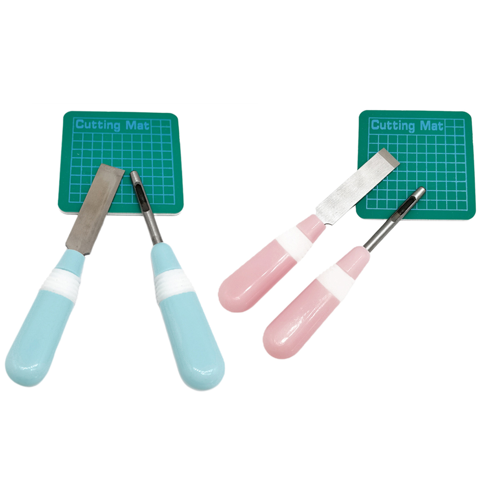 3x Buttonhole Cutter Set Leathercraft Sew Eyehole Keyhole Cutting Punch Tool