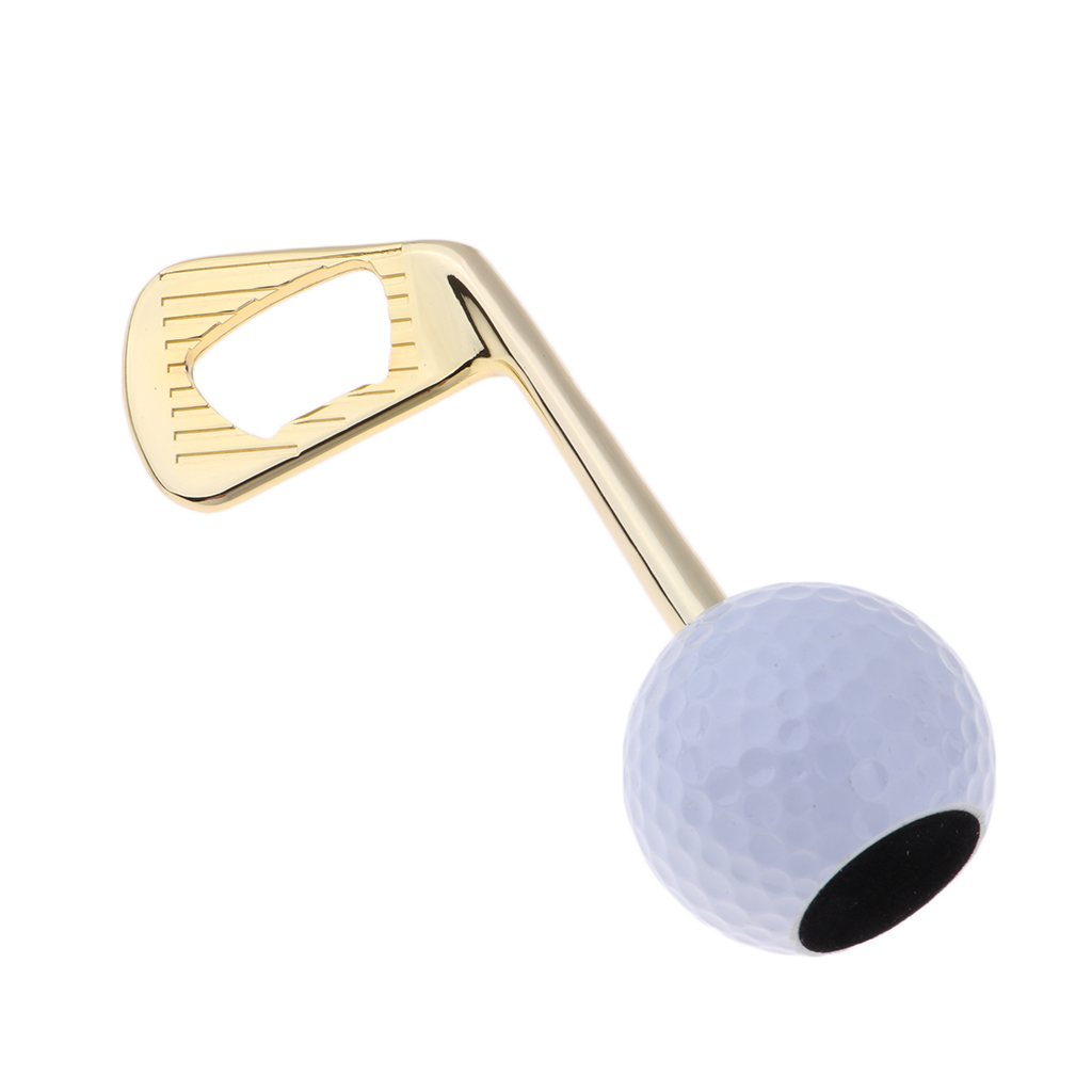 Zinc Alloy Golf Beer Bottle Opener Golfer Gift for Bars Counter Office Kitchen