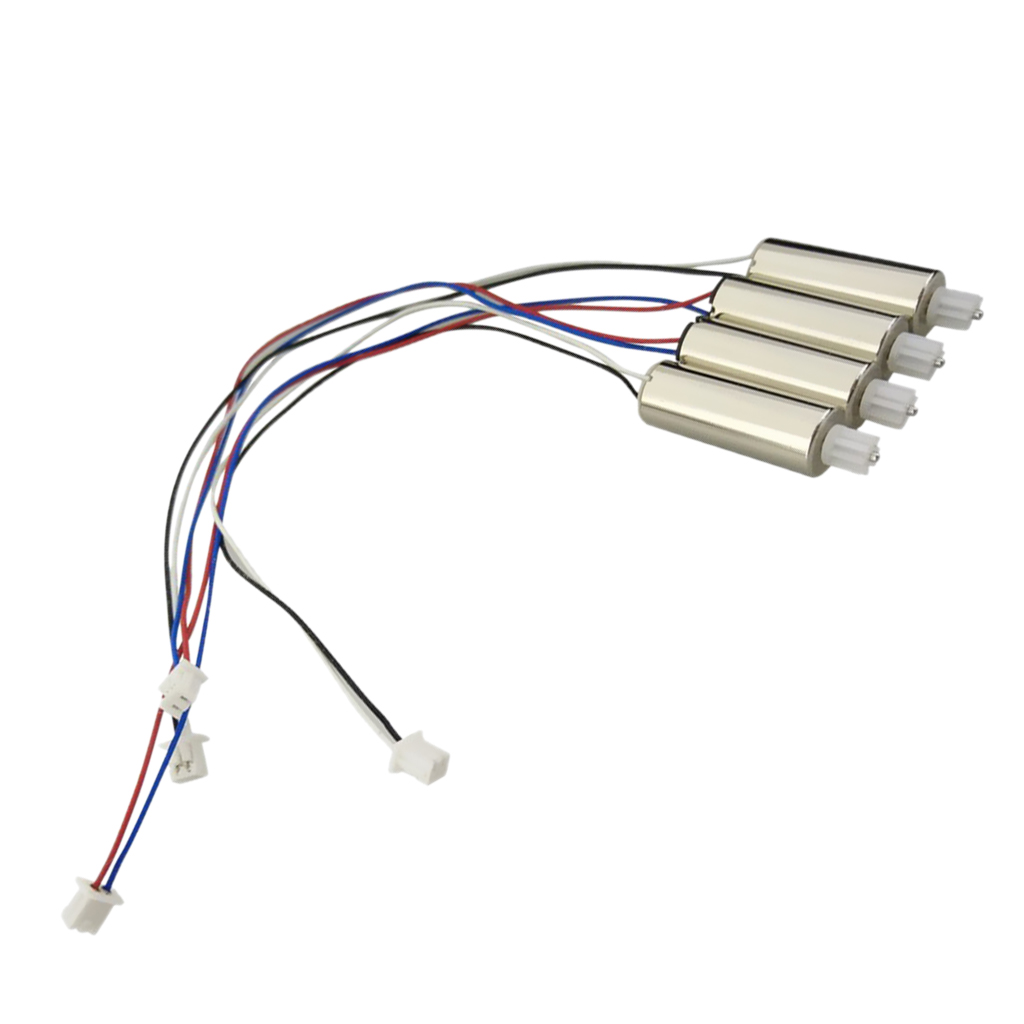 4x Replacement Motors and Large Gears and Pinions For E58 S168 JY019 UAV Four-axis Aircrafts