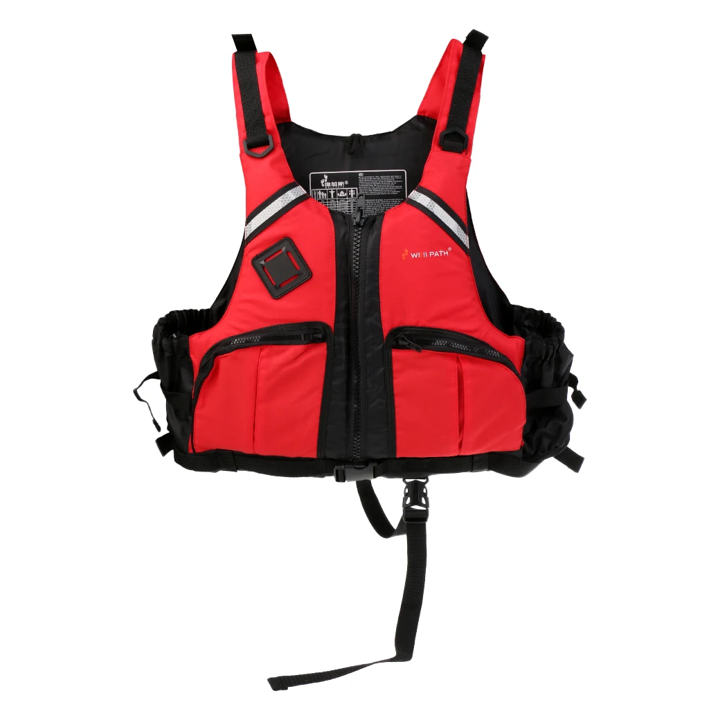 CE Certificate S-XXL Adult  Buoyancy Aid Vest with Pocket & Reflective Strip for Swimming Sailing Boating Surfing