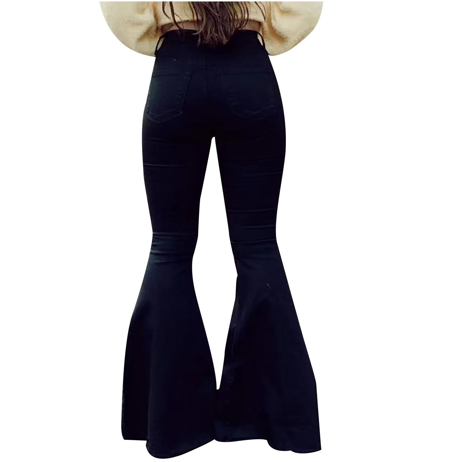 Tight Flared Pants Trousers Denim 