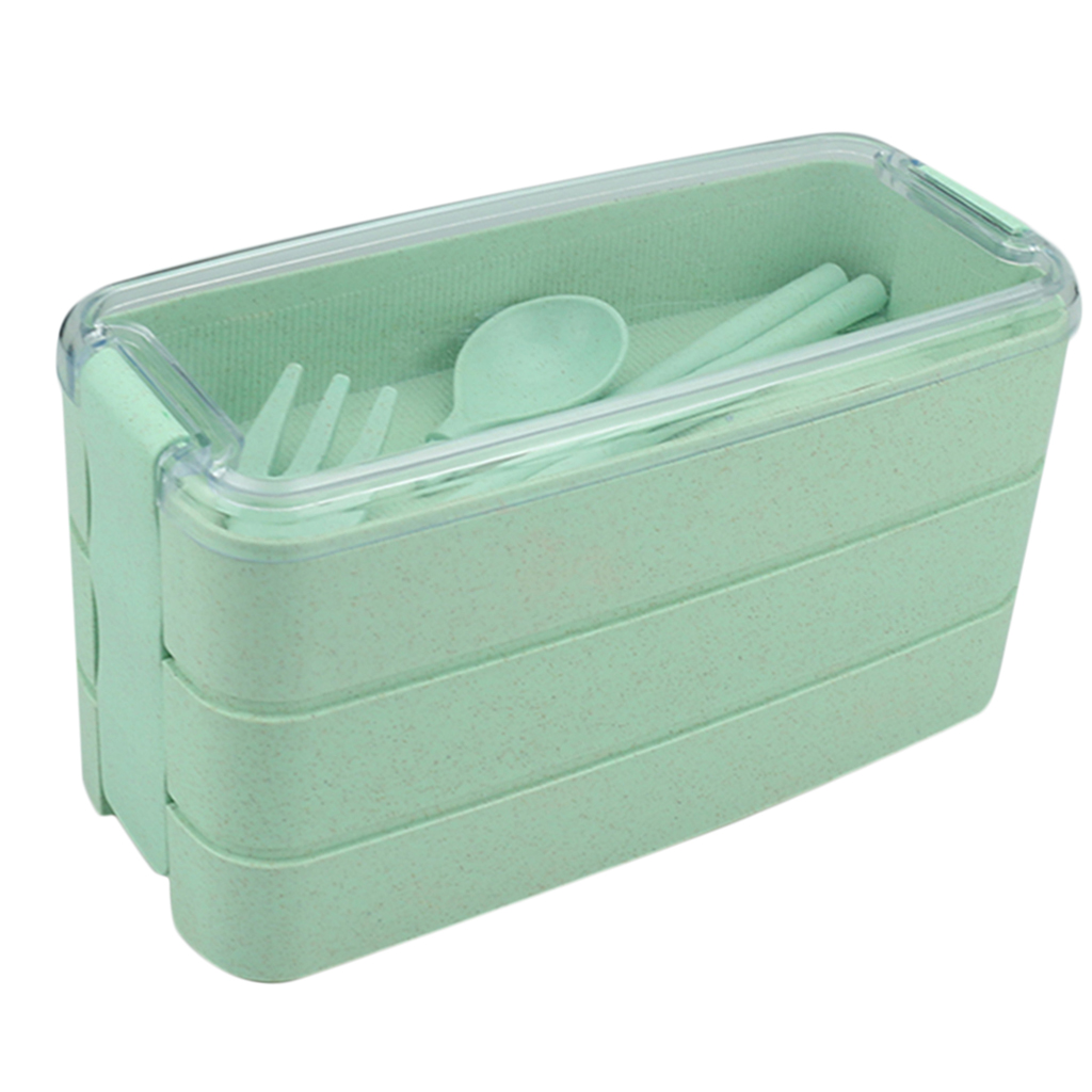 Three Layers Lunch Storage Box Rice Sushi Catering Bento Box Container