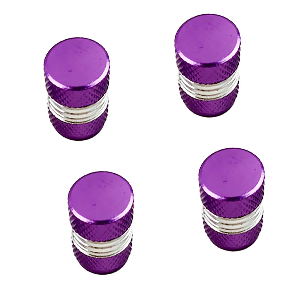 4 Pieces Aluminum Tire/Rim Valve/Wheel Air Port Cover Stems  Truck Precision Casting Technology Durable