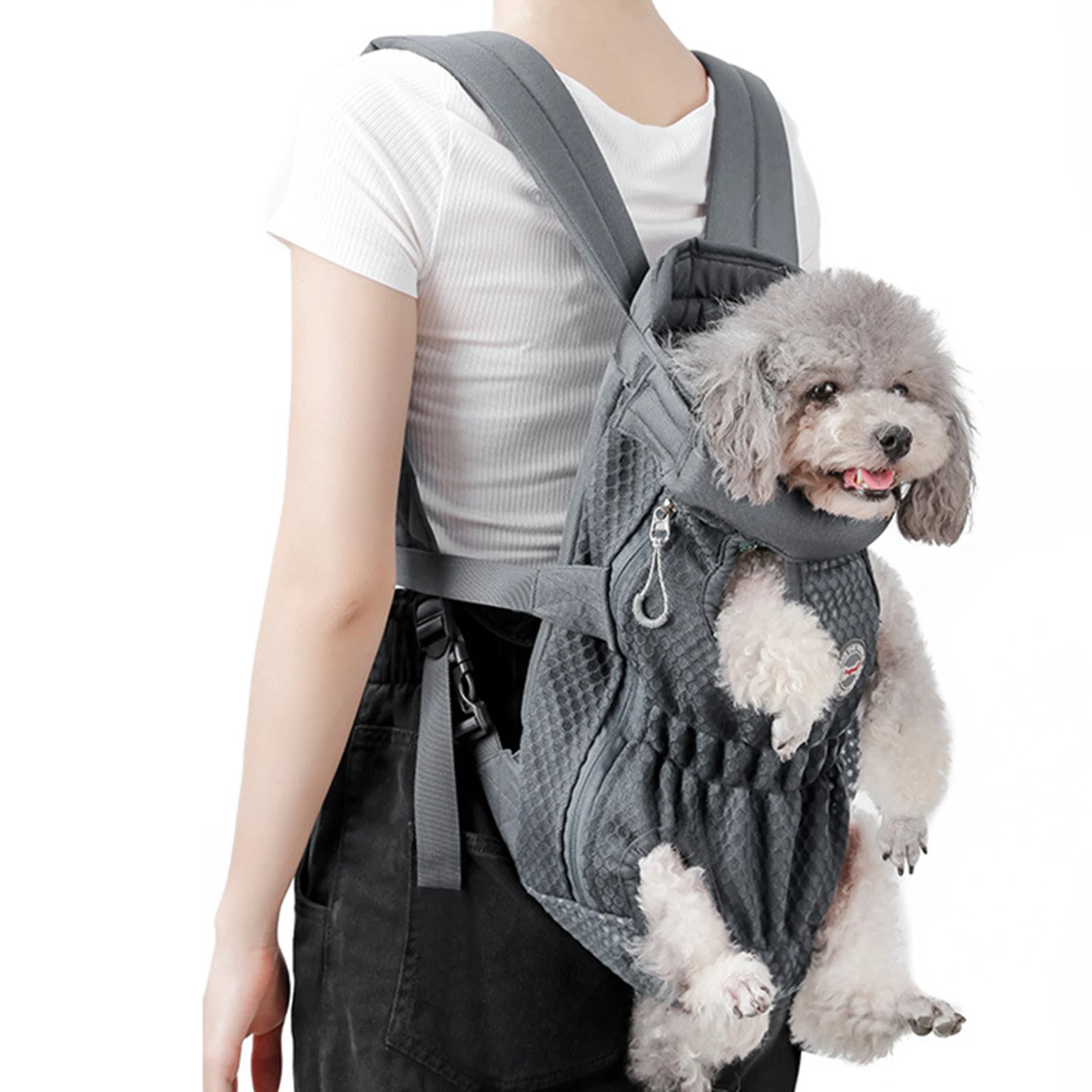 Pet Backpack Carrier For Cat Dogs Front Travel Dog Bag Carrying For Animals Small Medium Dogs Bulldog Puppy Teddy Dog