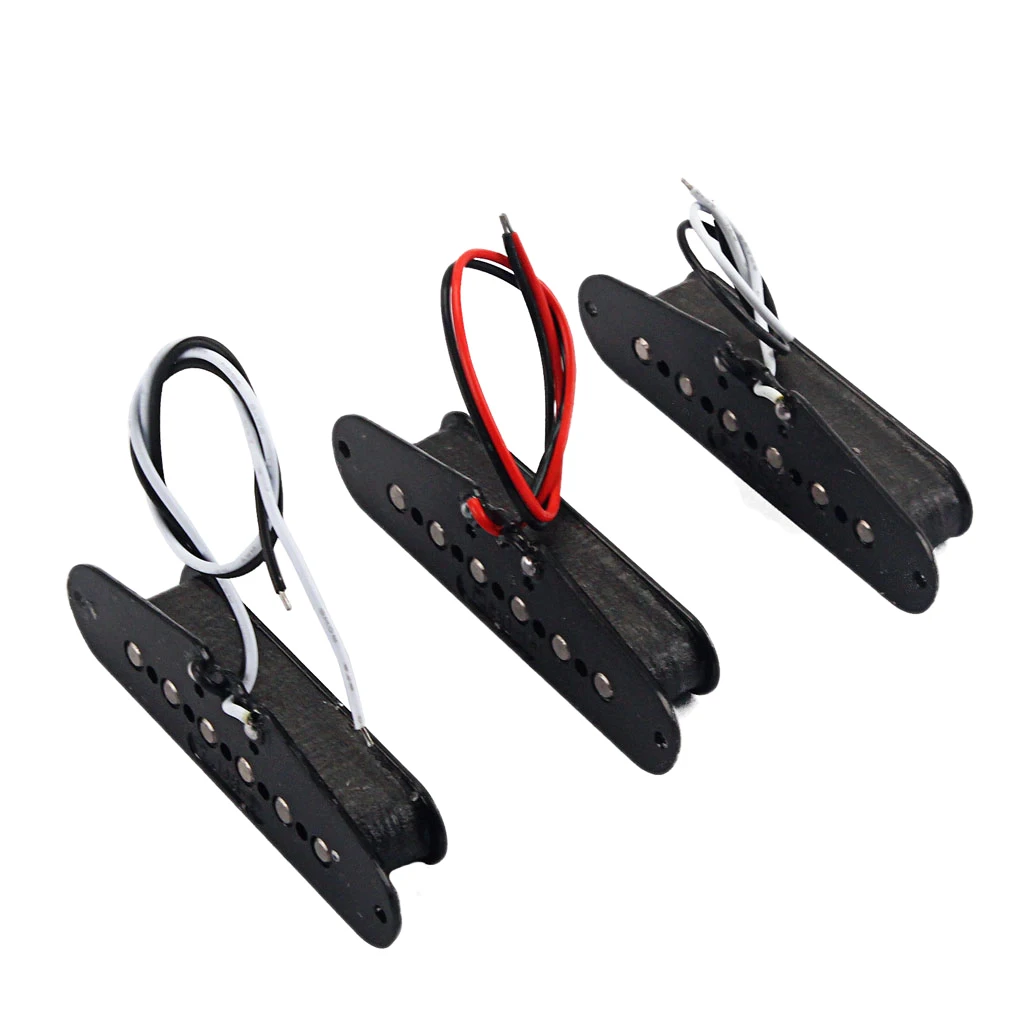 3pcs/set Alnico 5 Single Coil Pickup Neck/Middle/Bridge for  ST Electric Guitar