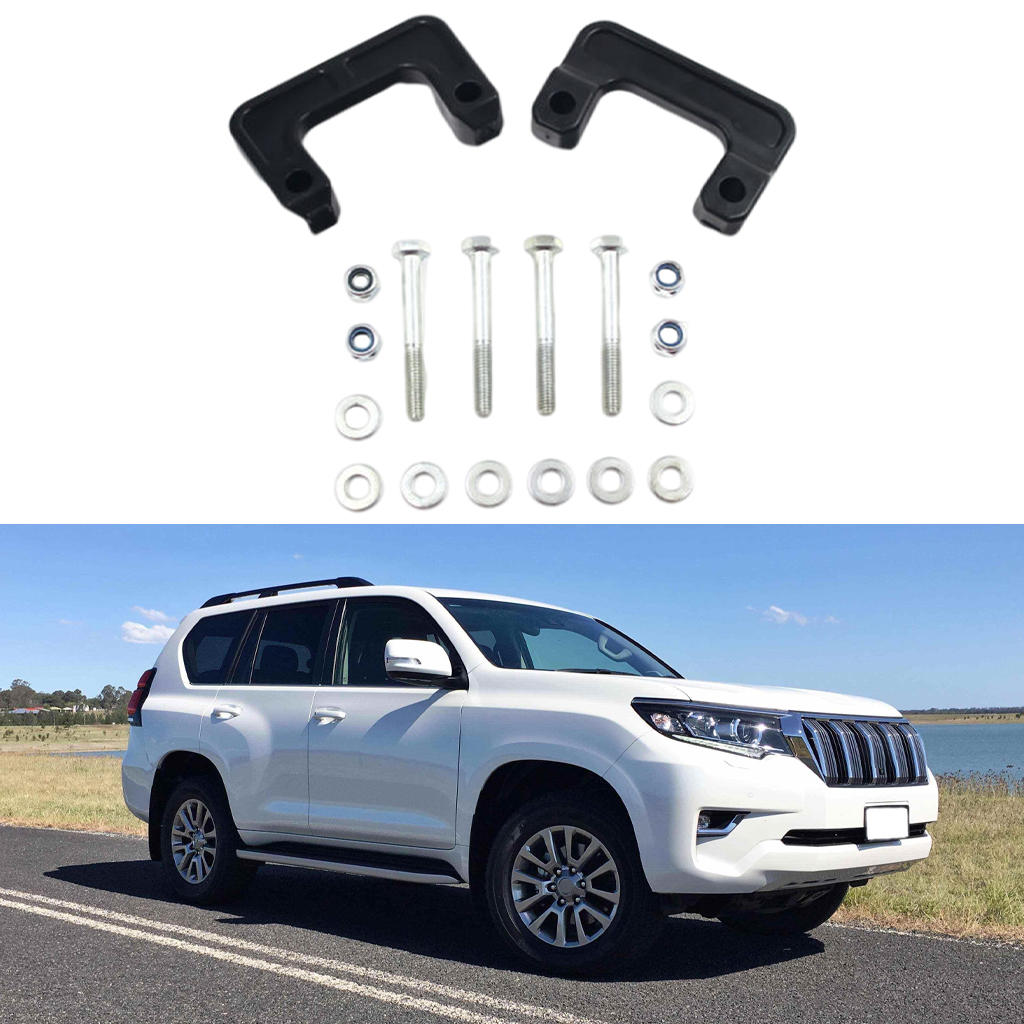 2 in Front Leveling Lift Kit Fit for Chevy Silverado 2007-2018 Professional Easy to Install Spare Parts Black