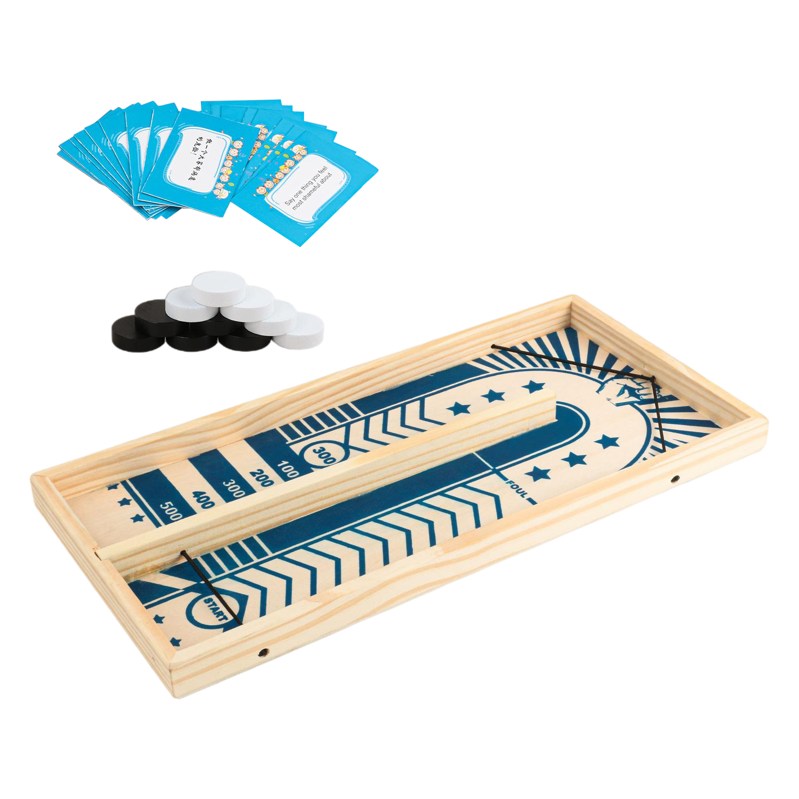 Table Hockey Paced Sling Puck Board Games Sling Puck Game for Adult Child Family Party Game Toys Fast Hockey