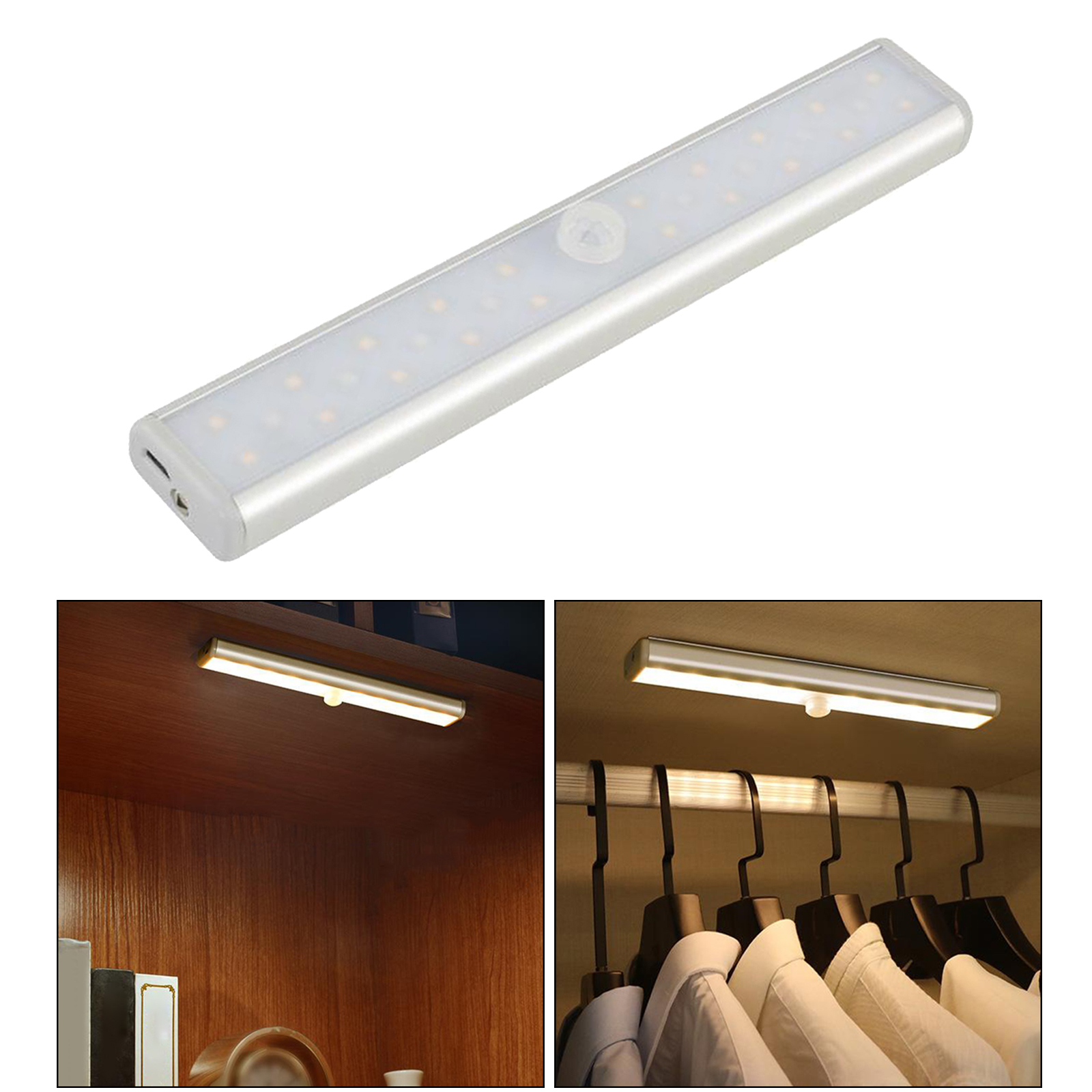 Under Cabinet LED UV Disinfection Sterilizer Light for Cupboard Wardrobe Bed Closet Kitchen Night Light