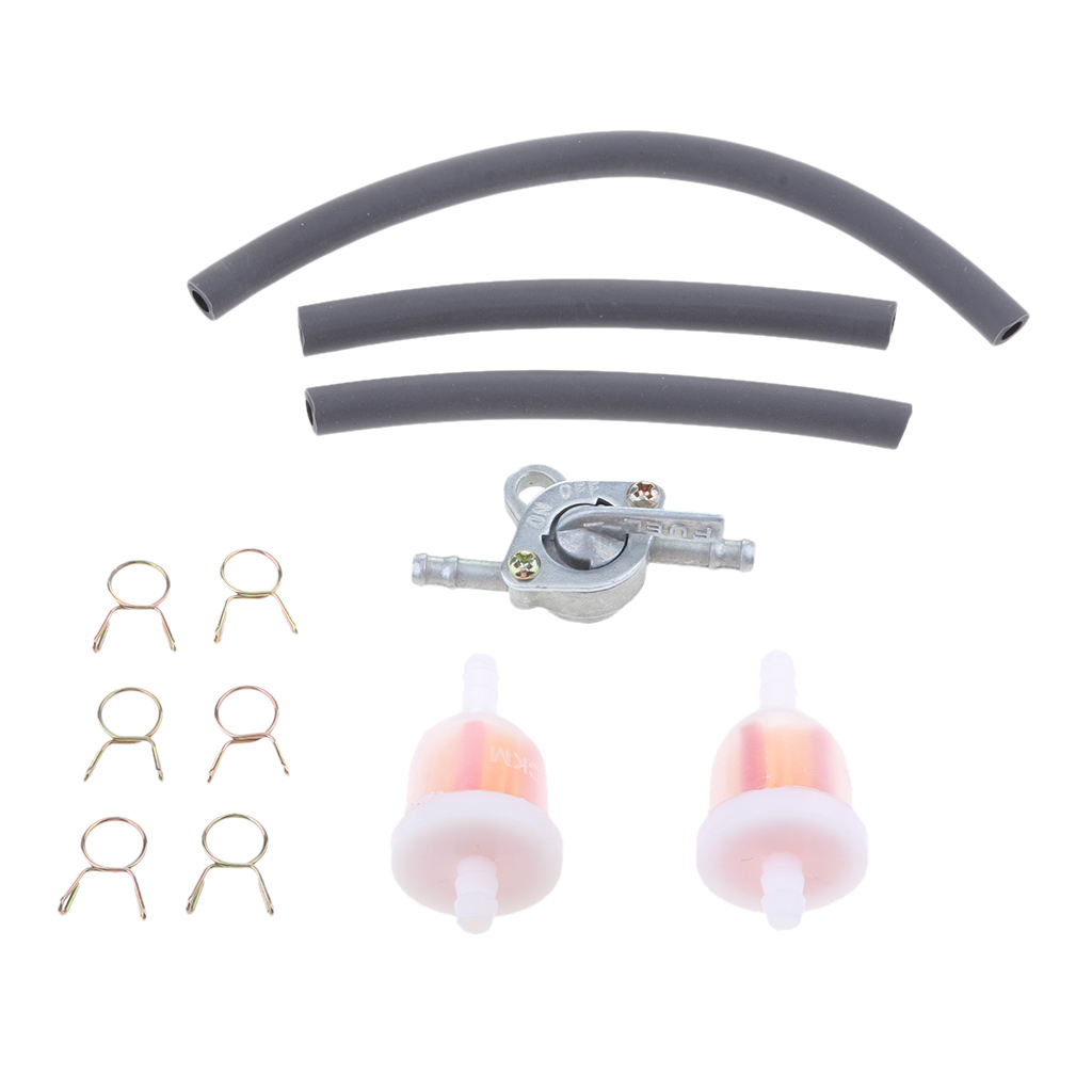 Motorcycle Engines & Component - 6mm Gas Fuel Filter Petrol Pipe Hose Line for  Universal Motorcycle Dirt Bike