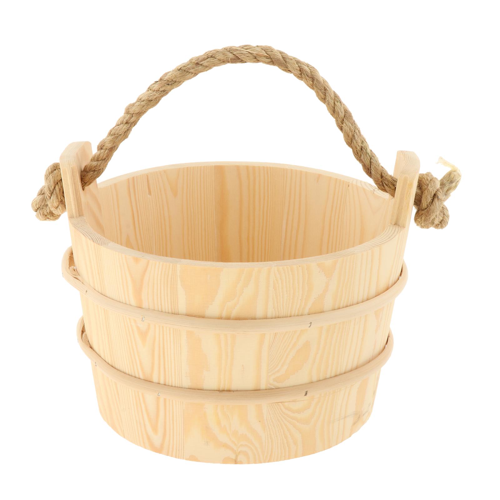 Accessories Heated Horse Dog Plants Collapsible Barrel Finnish Wooden Bucket for Swimming Outdoor Bathroom Women