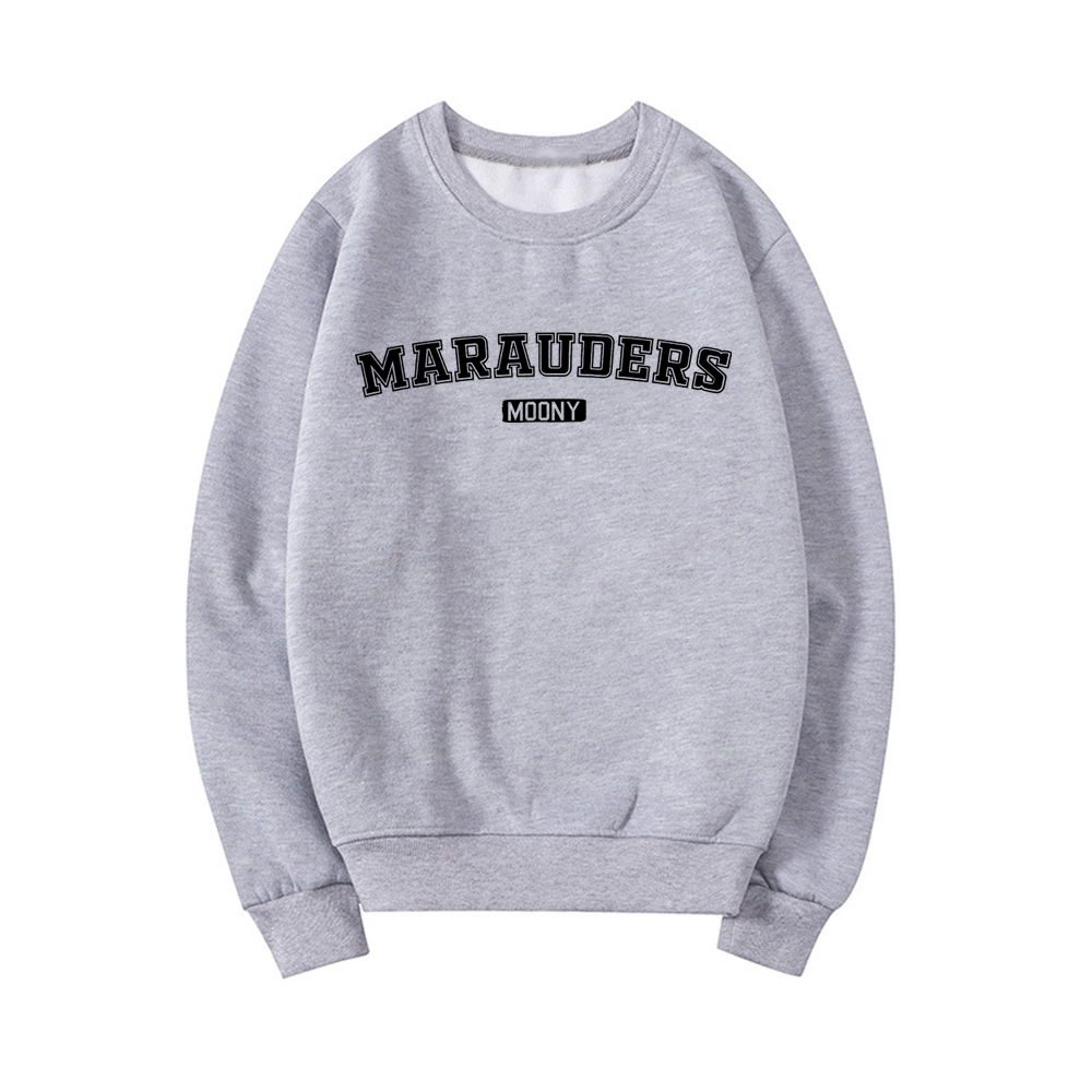 Marauders moletom livro amante crewneck sweatshirts harajuku