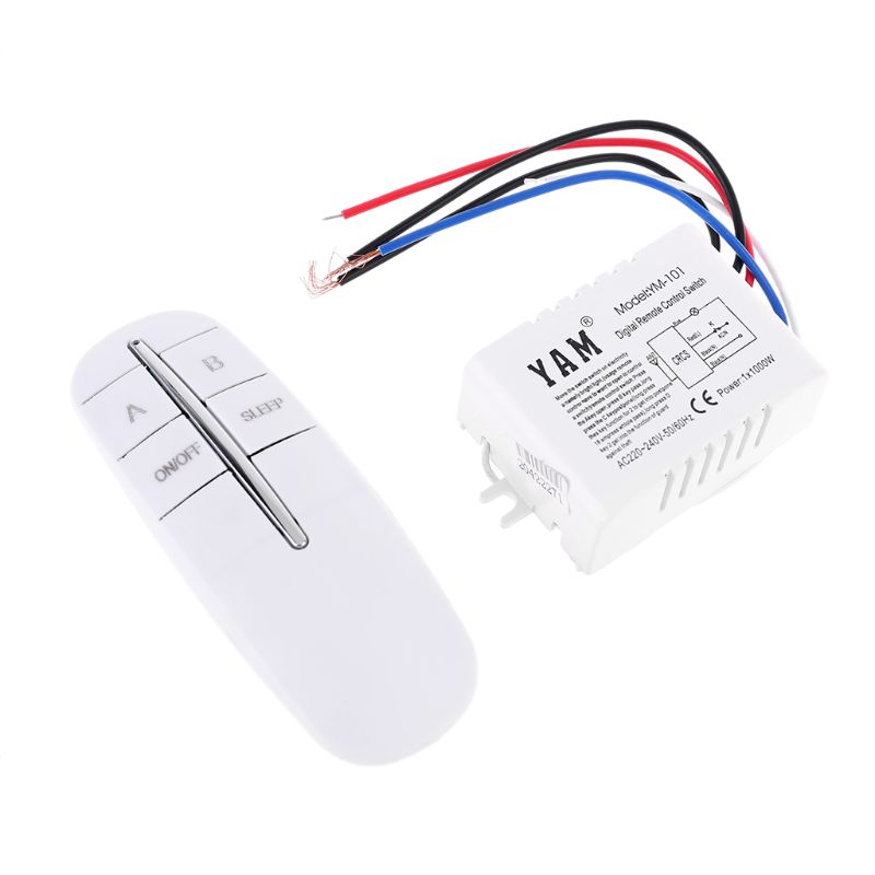Description Picture 2 of item220V Wireless Digital Remote Control Switch ON/OFF Lamp Light Wall Remote Switch