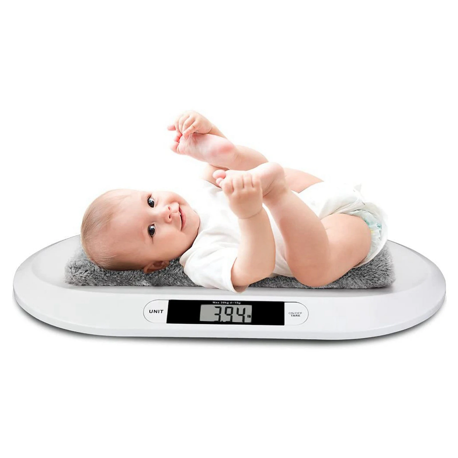 NEW LCD Digital Electronic Stable Scale Baby Weighting Scale 20kg Mini Multifunction Low Alarm Kids Pet Body Weight Measuring