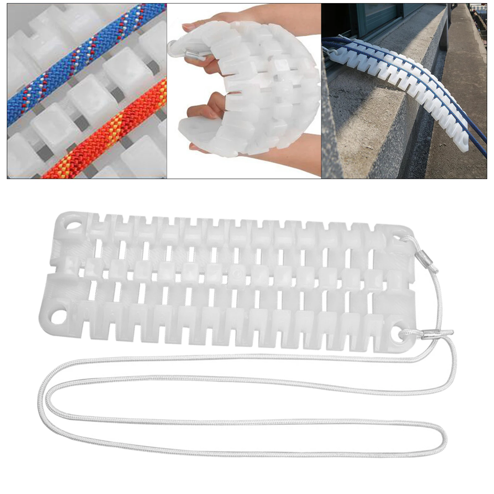 Rock Climbing Rope Anchor Protector Plate Mountaineering Abseiling Equipment Double Rope Protector Board Friction Reduction