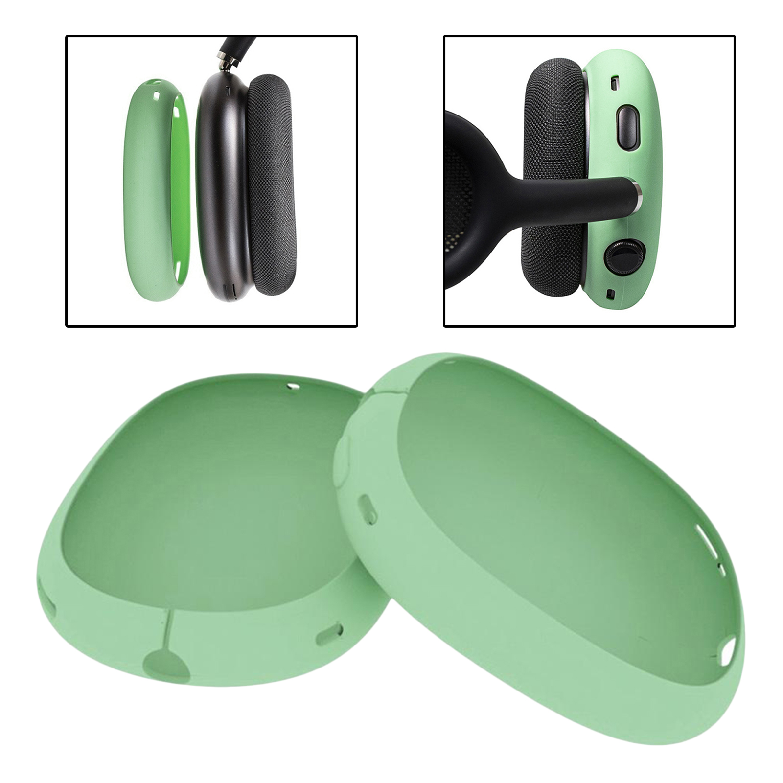 Silicone Skin Cover for  Max Headphones, Scratch Protection Case/Earpieces Cover/Headset Speakers Skin Protector
