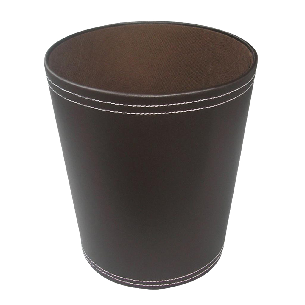 Black/Coffee Kitchen Bathroom Bedroom Office Wastebasket Garbage Bin Trash Can Waste Storage Basket