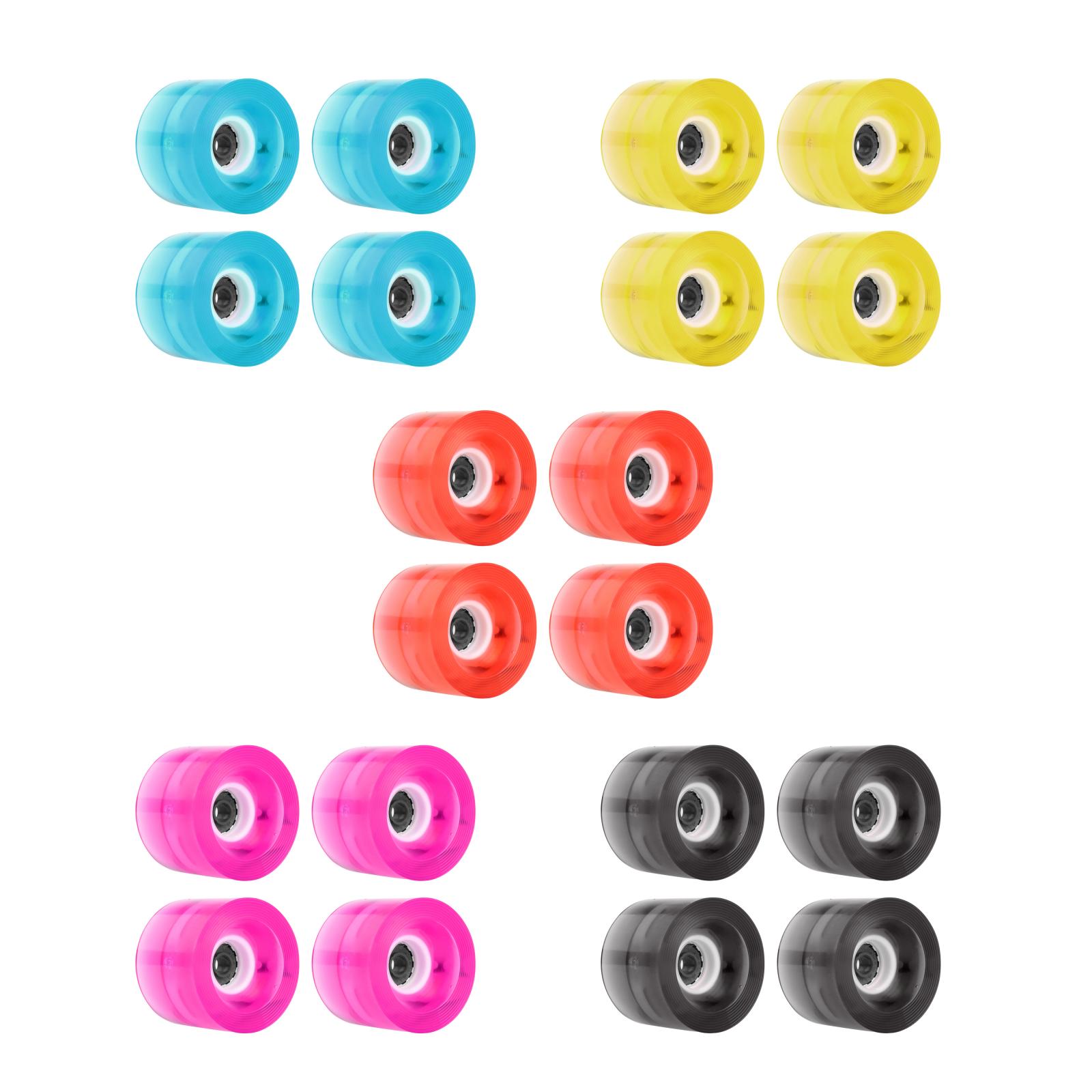 4PCS Skateboard Luminous Light up Wheels 60 * 45mm Longboard Skate Glow in the