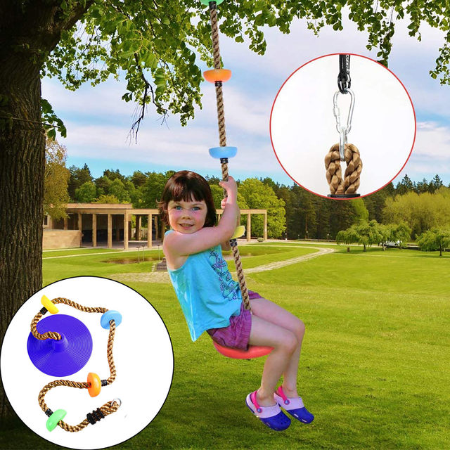 Outdoor Swing Disk Swing Swing Disc With Rope