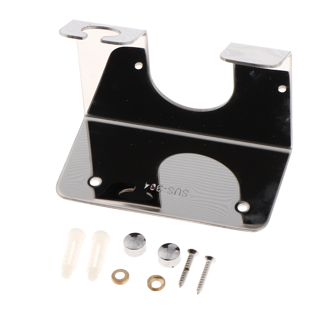 Sturdy Bathroom Blow Dryer Holder Wall Mount Storage Rack Stand Compatible for