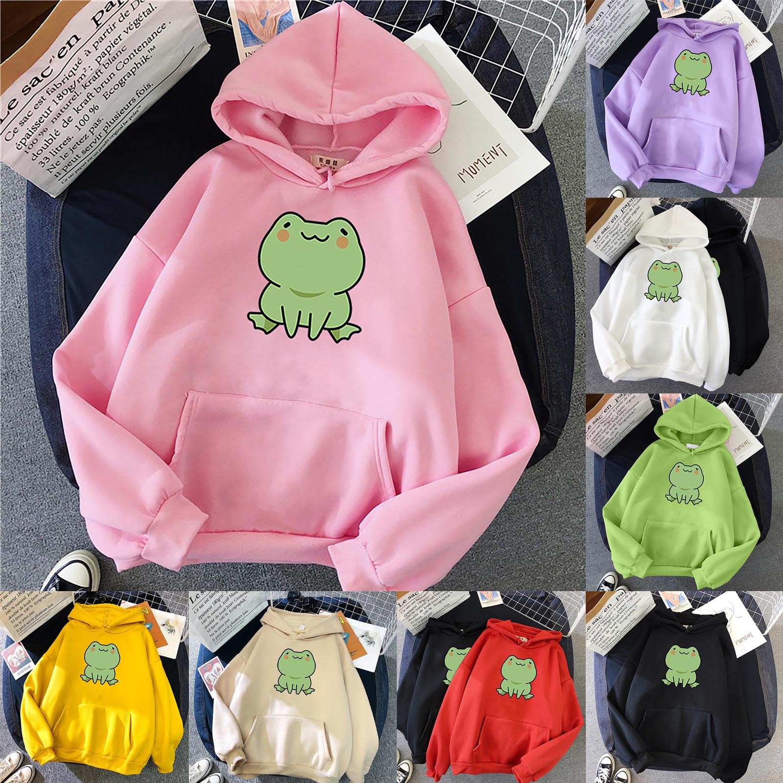 Vintage Hoodies Women Fashion Long 