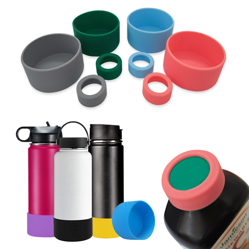 6,5*3 cm Silikon Tasse Schutzhülle Silikon Boden Pad für Thermo Tasse Wasser Flasche & Tasse Zubehör LBShipping – Detail 5