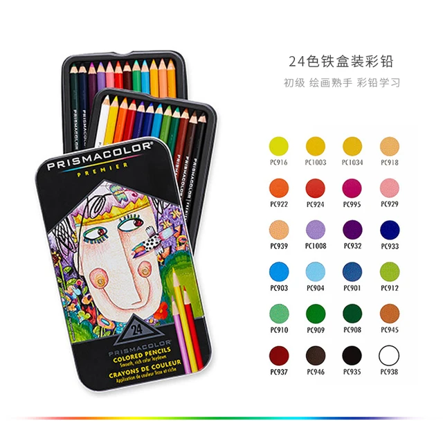 New Original Usa 48 72 132 150 Prismacolor Premier Oil Color Pencil Sanford  Hand Drawing Sketch Pencil Art School Supply Tin Box - Wooden Colored  Pencils - AliExpress