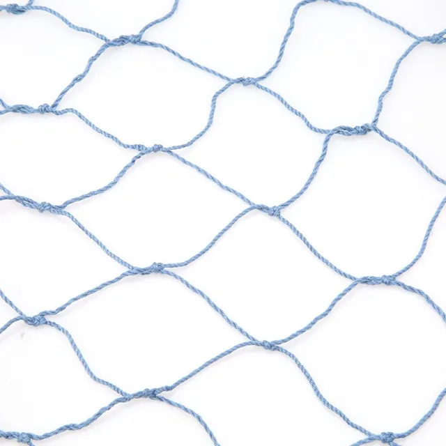 100*200CM Fishing Net Decor Bar Home Wall Decor Nautical Style Blue White  Fish Nets