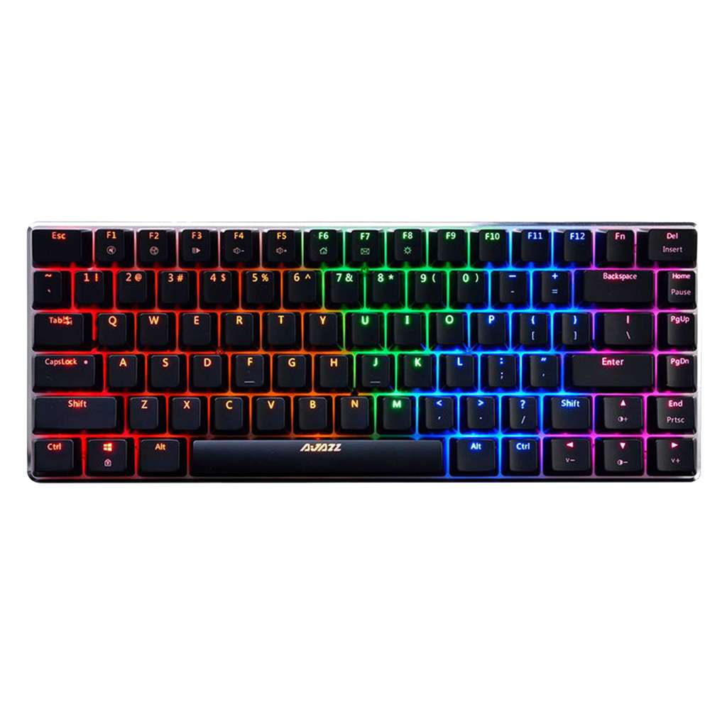 AJAZZ RGB Mechanical Keyboard 82 Keys Blue Black Switches Gaming Keyboard