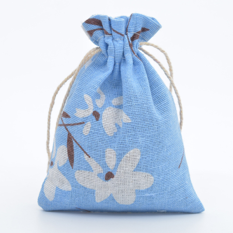 10pc niedlichen Druck wieder verwendbare Baumwolle Linie Tasche Kordel zug Beutel Süßigkeiten Gunst Halter Schmuck Party Geschenke Tasche 10x14cm/13x18cm 29 Farben – Detail 23