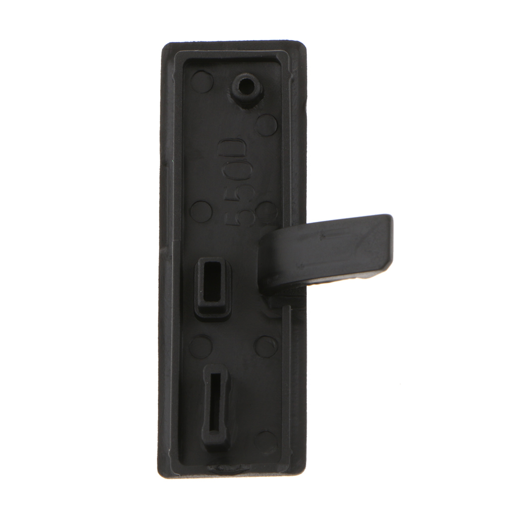 Interface  USB / AV OUT/ / MIC Rubber Door Cover For Canon EOS 550D - Black