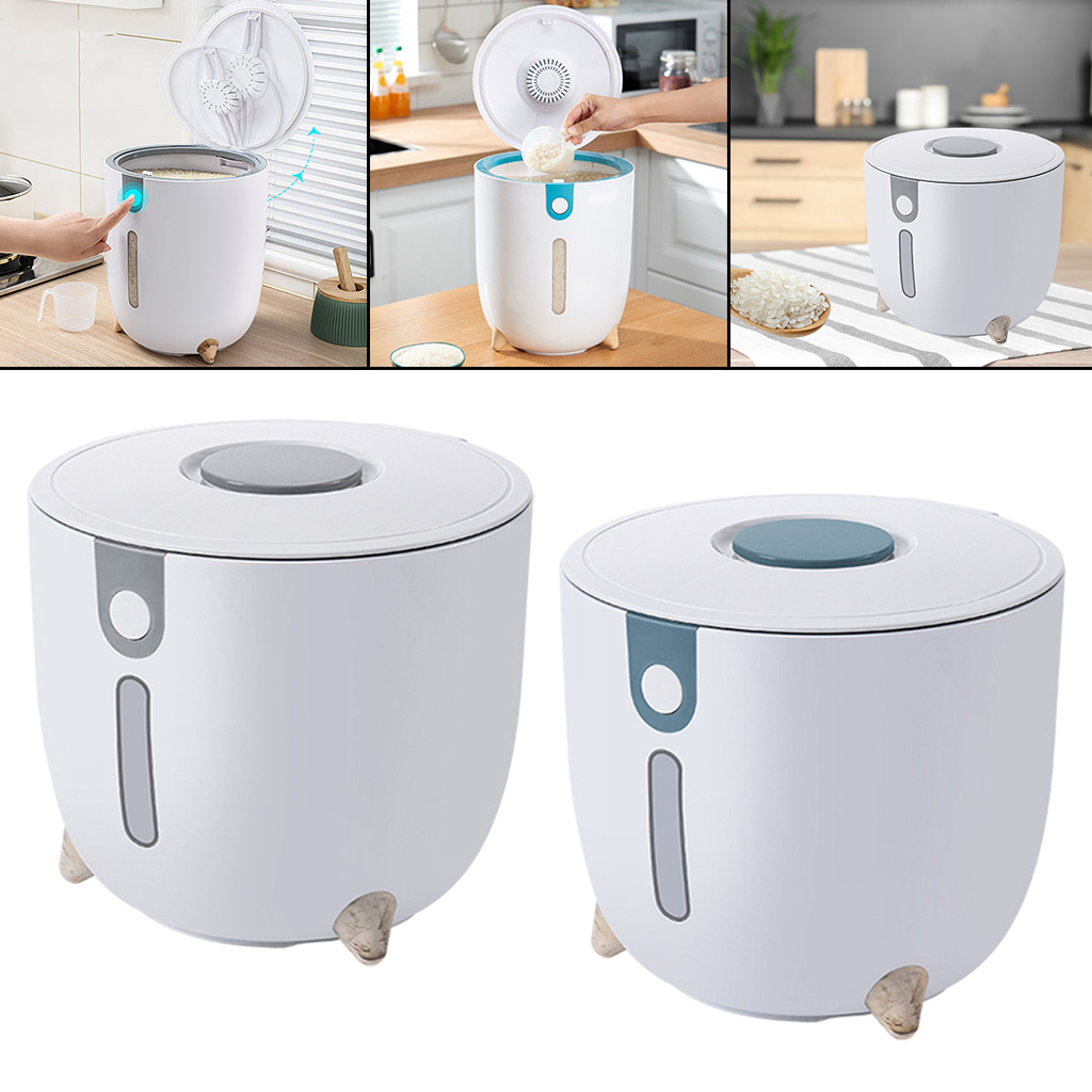 Kitchen Dry Food Storage Container Cereal Rice Bucket Can Moisture-proof