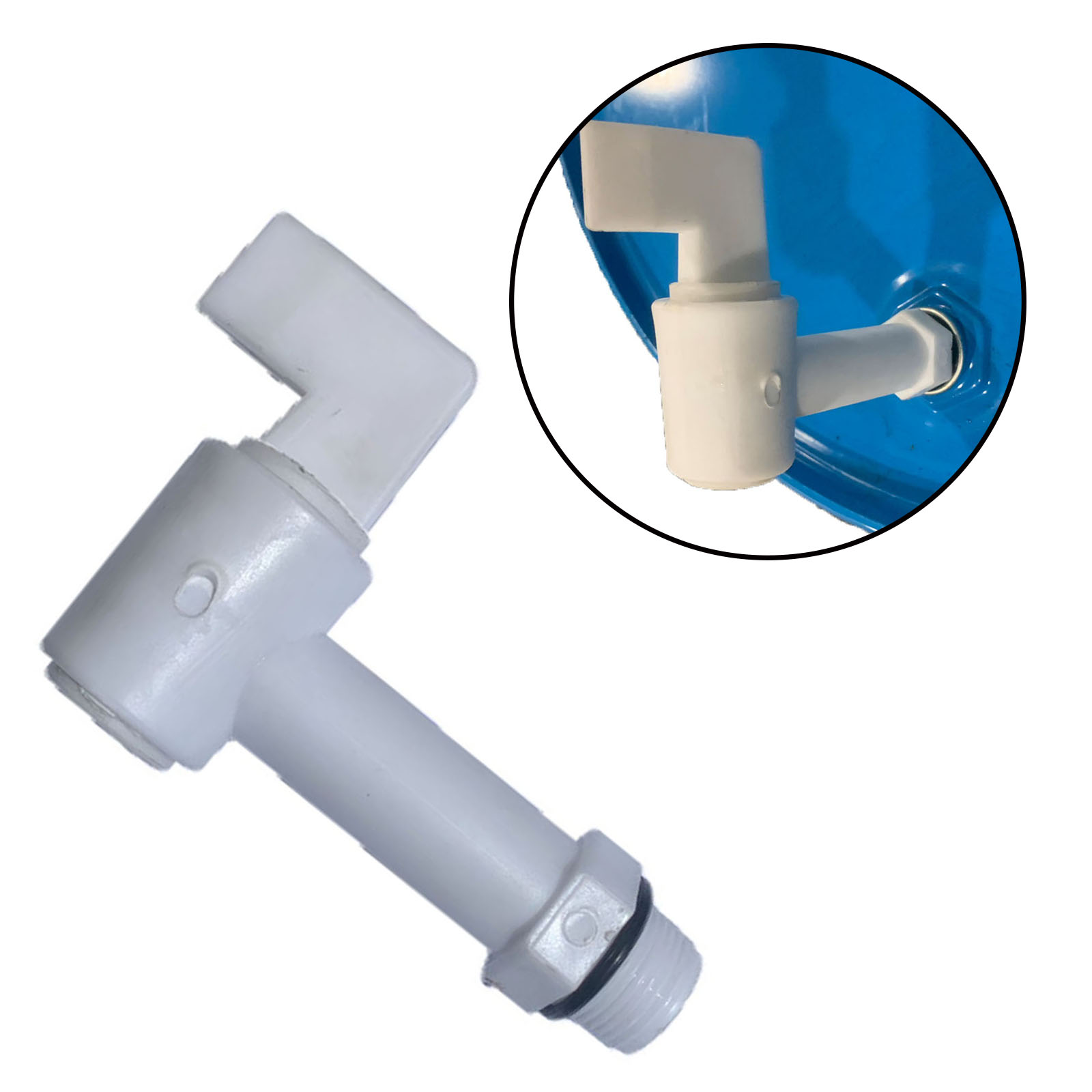 IBC Tank Valve Water Oil Container Coarse Thread Drain Valves For IBC Barrel Drums Faucet Accessories, New