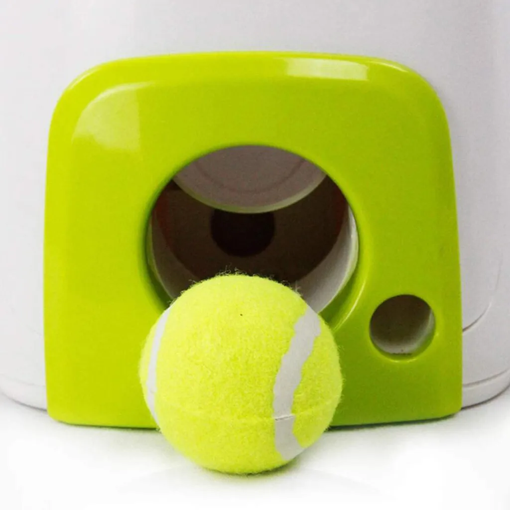Pet Supplies Dog Tennis Ball Giant Pet Toy Dog Slow Feeder Toy Tennis Ball Thrower Food Rewarded Machine Training Pet Toy