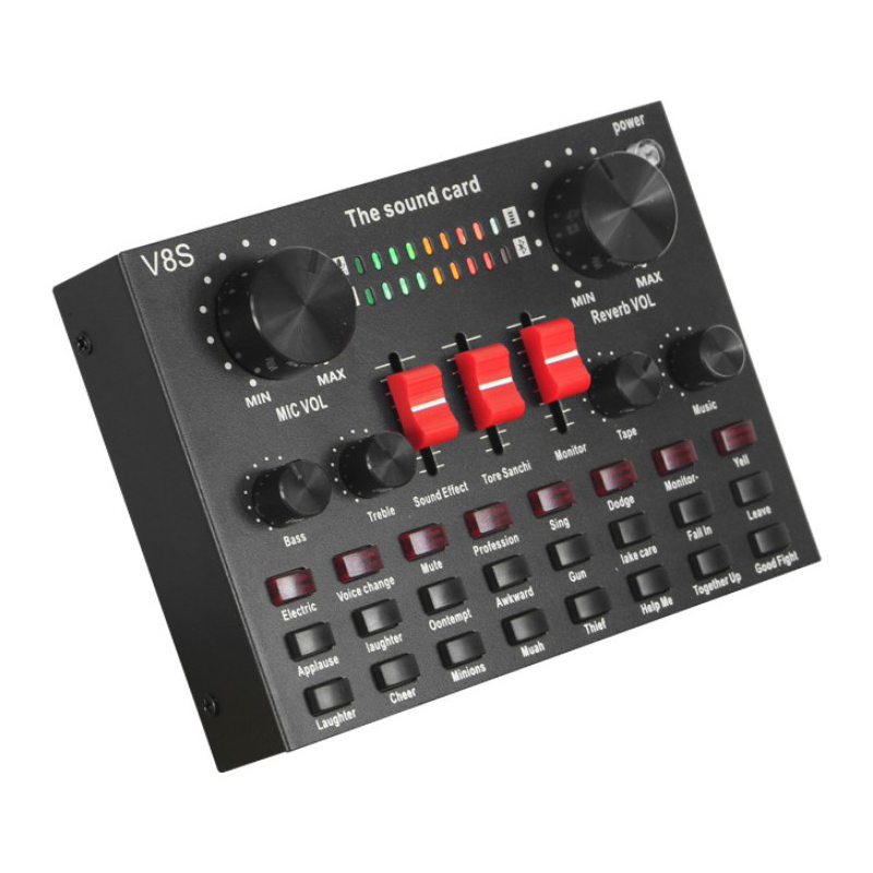 V8S Usb Interface Sound Card Audio Mixer Mikrofon Webcast Live Sound Card Usb Fungsi Untuk CellPhone Support Tik Tok V8S Usb Interface Sound Card Audio Mixer Mikrofon Webcast Live Sound Card Usb Fungsi Untuk CellPhone Support Tik Tok
