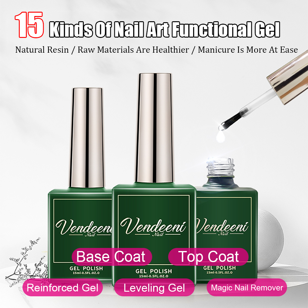 Best of Vendeeni Base Coat Tempering Matte Top Coat Functional Gel Nail Polish Reinforced Gel Blossom Gel Foil Transfer Gel Nail Remover Reviews & Tips