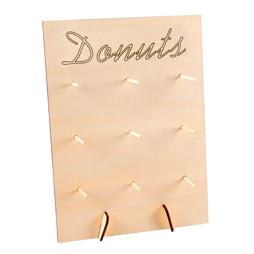 Donut Wall Plank Stand for Baby Showers Bridal Shower Weddings Birthday Party
