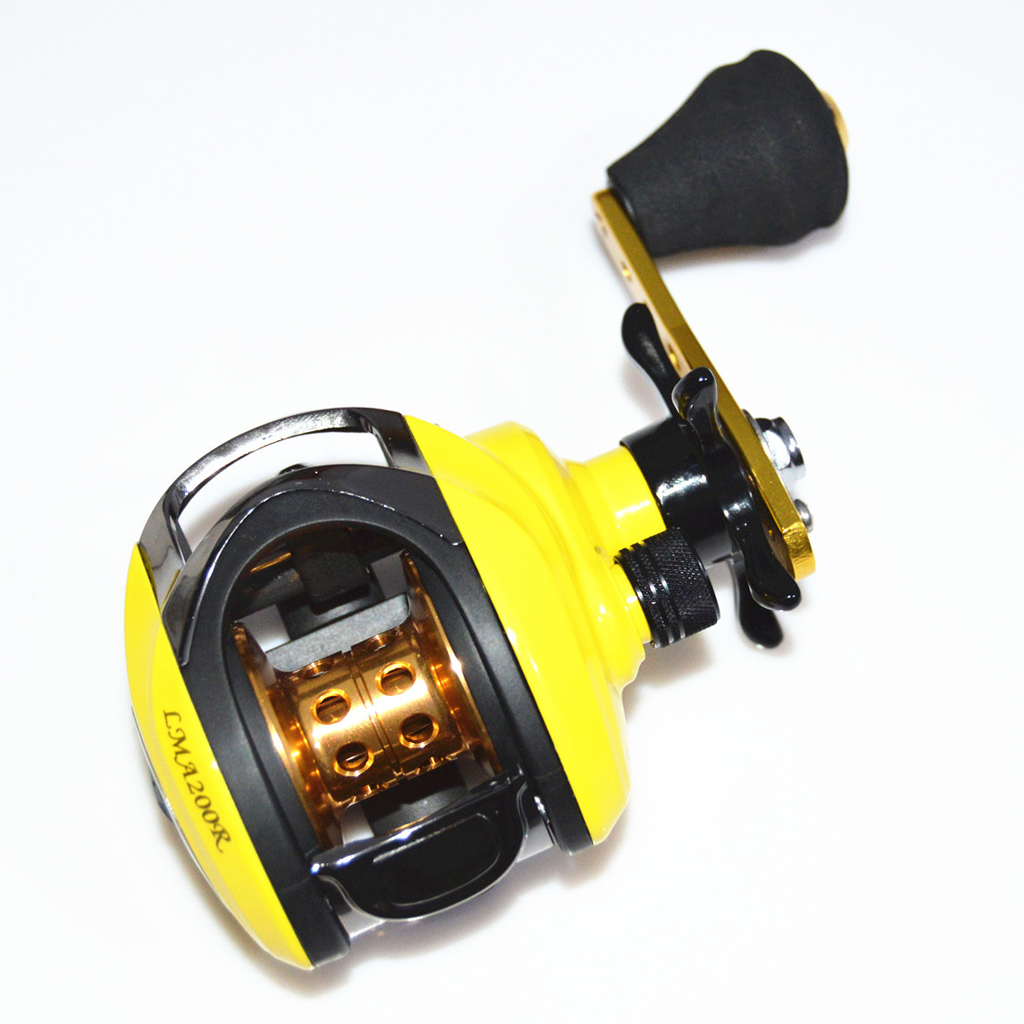   Fishing Reel Metal   Wheels Fishing Vessel Reel Line 4+1BB Anti-Seawater Stainless Steel Bearing