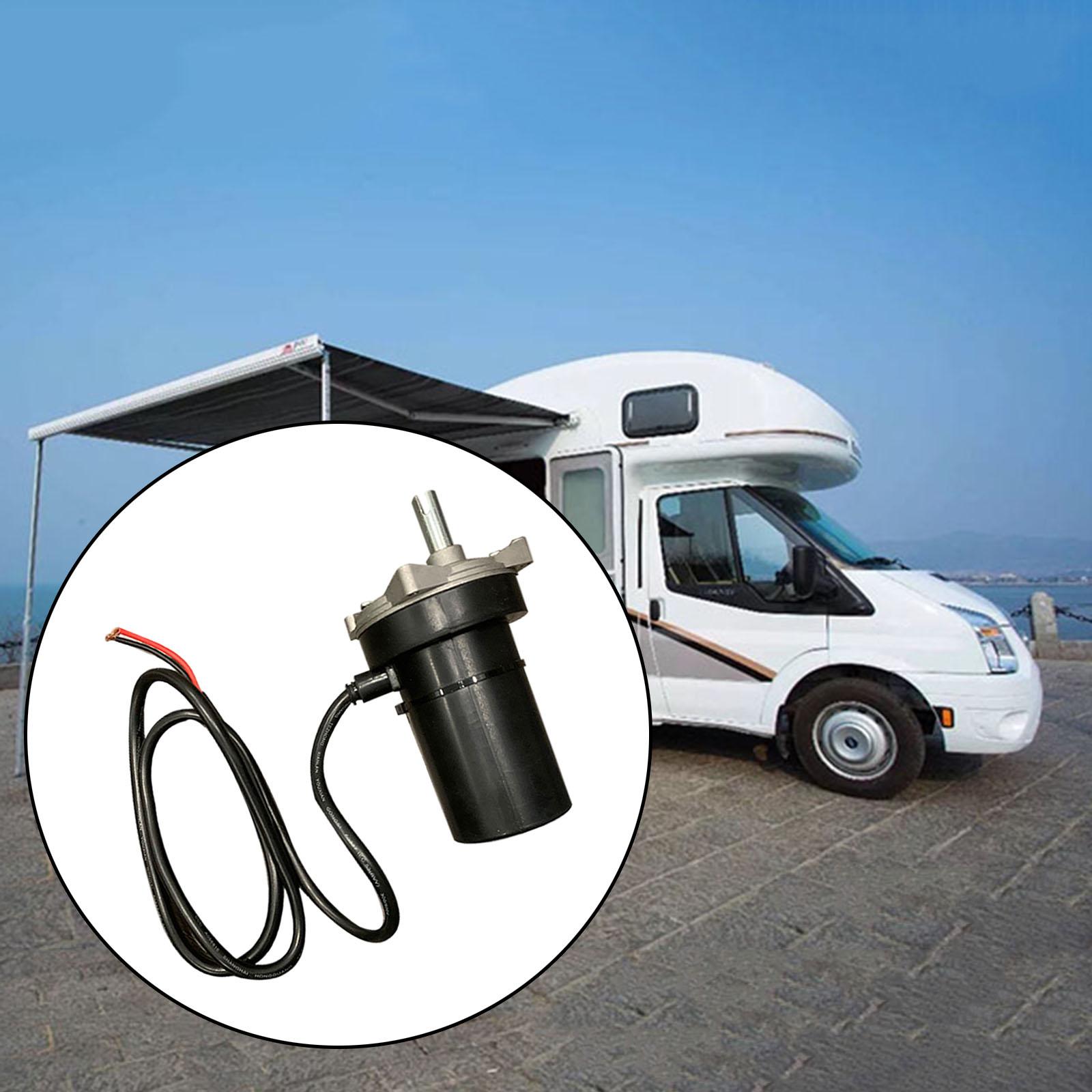 RV Electric Rear Stabilizer Jack Motor/ Auto Black Accessories 138445 Replacement/ Fit for High Speed Power Stabilizer Models