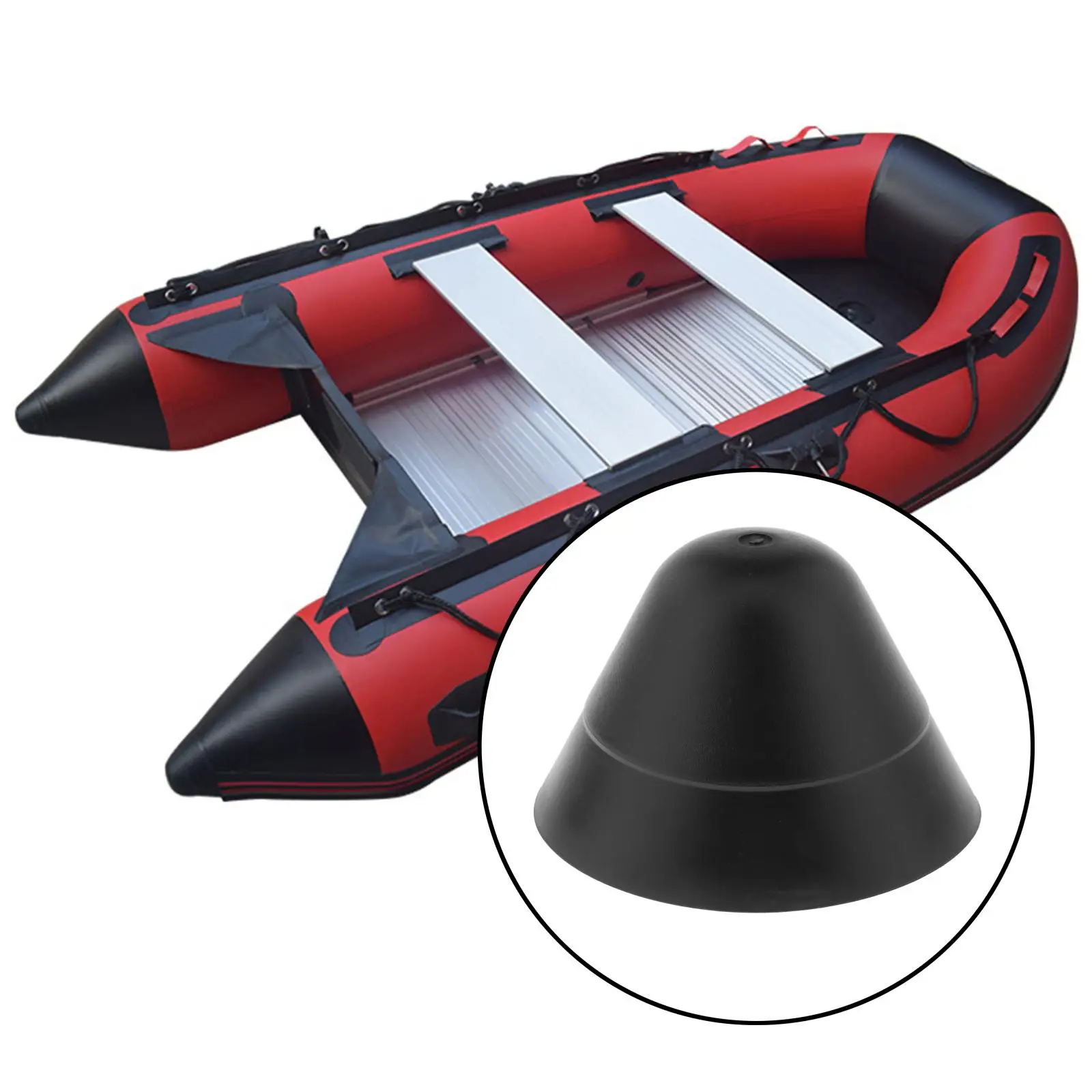 Boat Head Protector Anti-Collision Crashproof Head Prevent Impact for Yacht Kayak Rubber Dinghy Inflatable Canoe, 90 Degrees