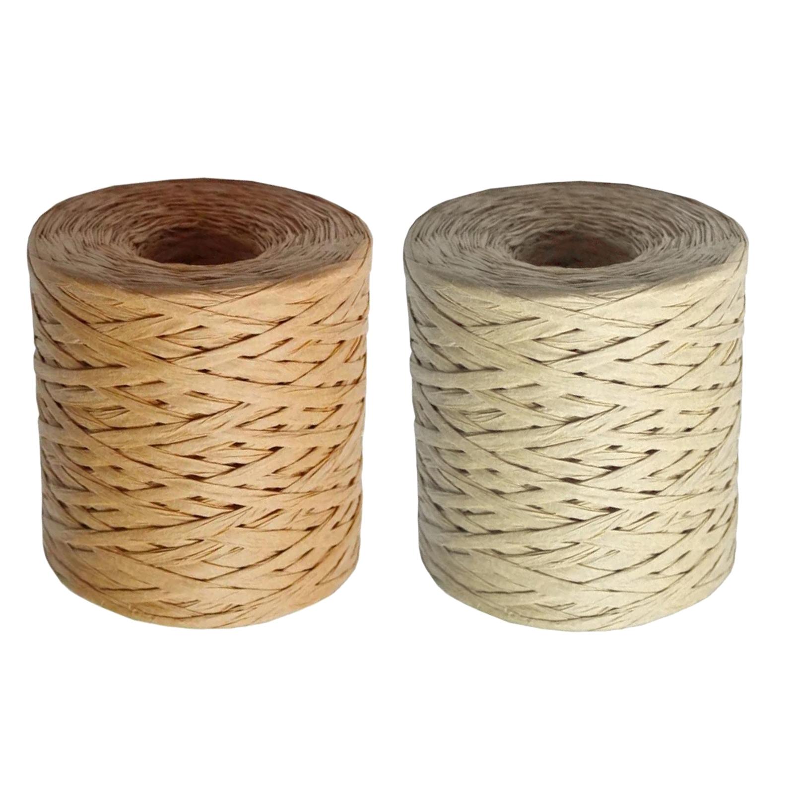 200m Raffia Paper Ribbon Roll Eco-friendly Recyclable Twine Cord for Valentines Gift Wrapping Bouquets Decoration Weaving