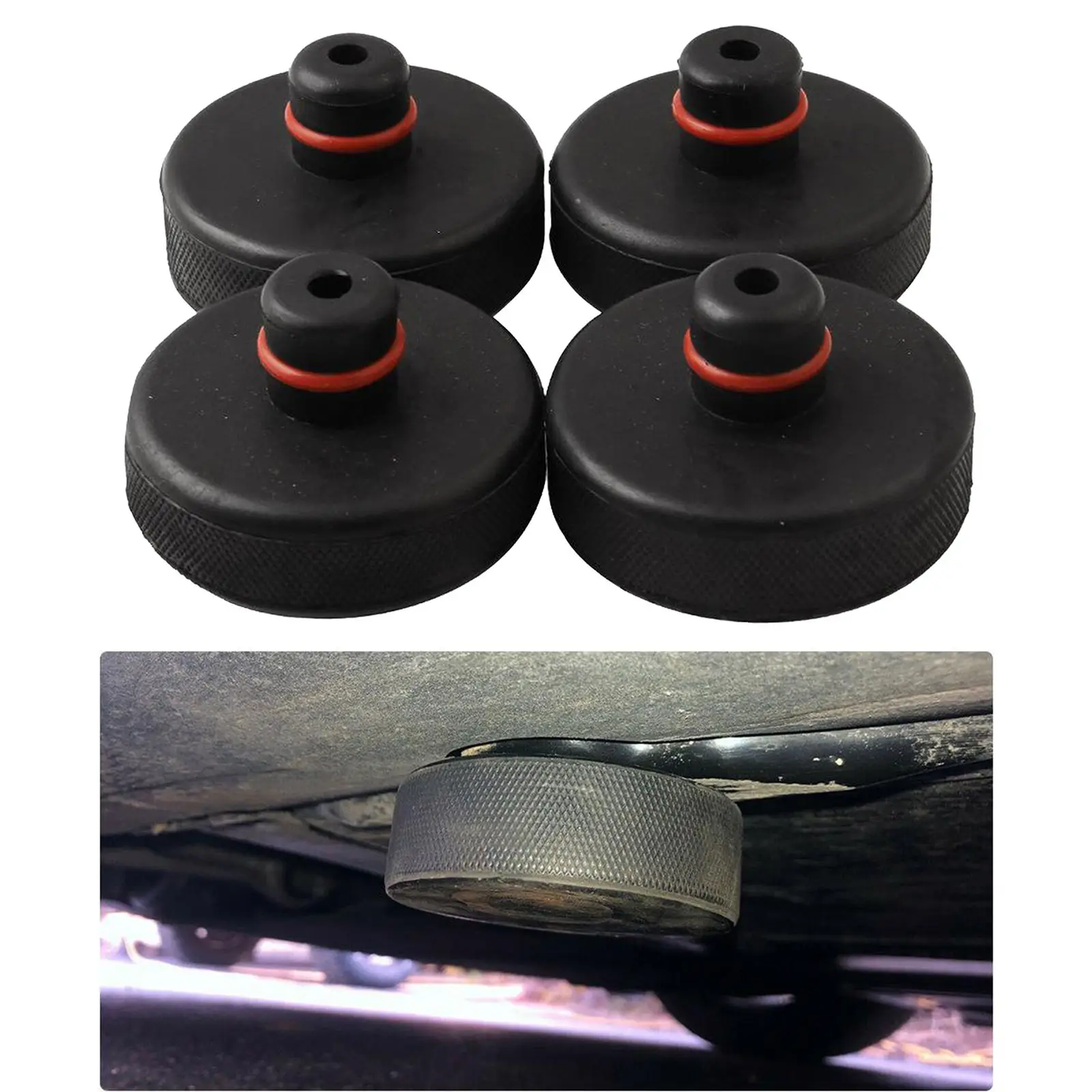 4 Pieces Jack Lift Point Pad Adapter for Tesla Model S/X/3 for Using with a Floor Jack