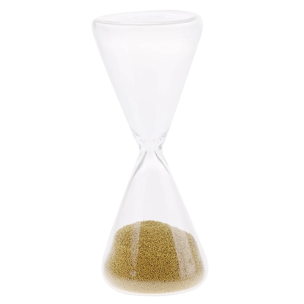 MagiDeal 4.8 inch Unique 30 Seconds Hourglass Golden Sand Timer Time Management for Party Game Playing