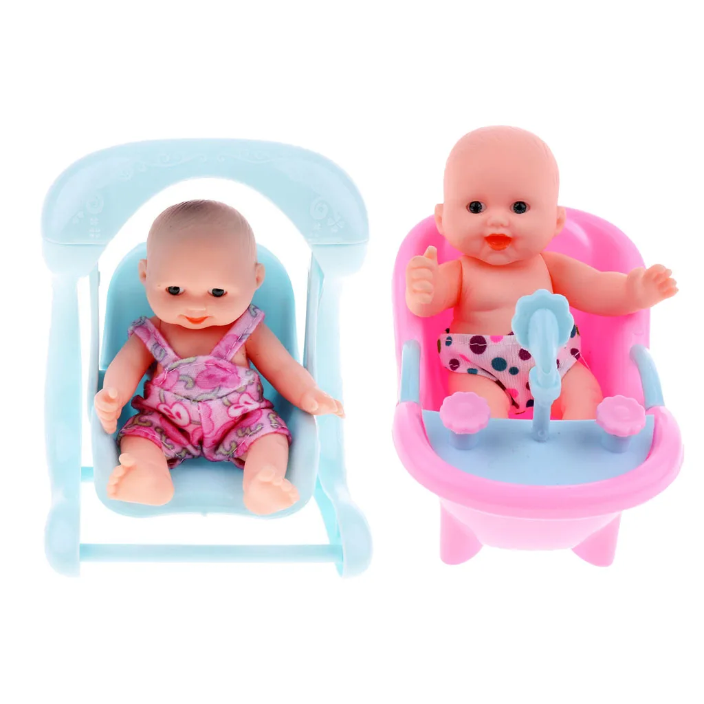 Simulation Newborn Infant Dolls Silicone Vinyl Reborn Baby Girl Doll Gift