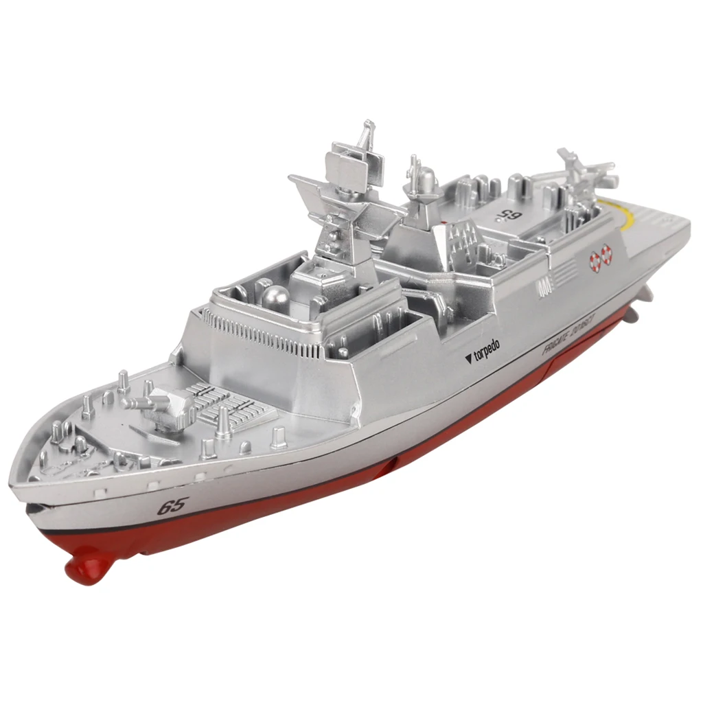 RC Navy  Radio Remote Control Boat /  Warship - Silver