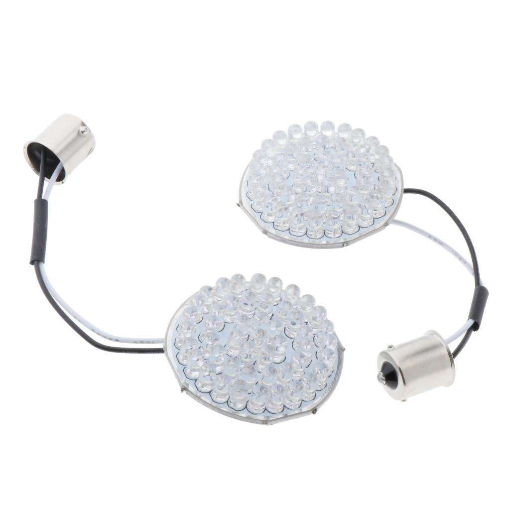 2ピース 個bullet Front Led Lights Luminan Model High Panelに適用harley Sials Turn 格安販売中 Front