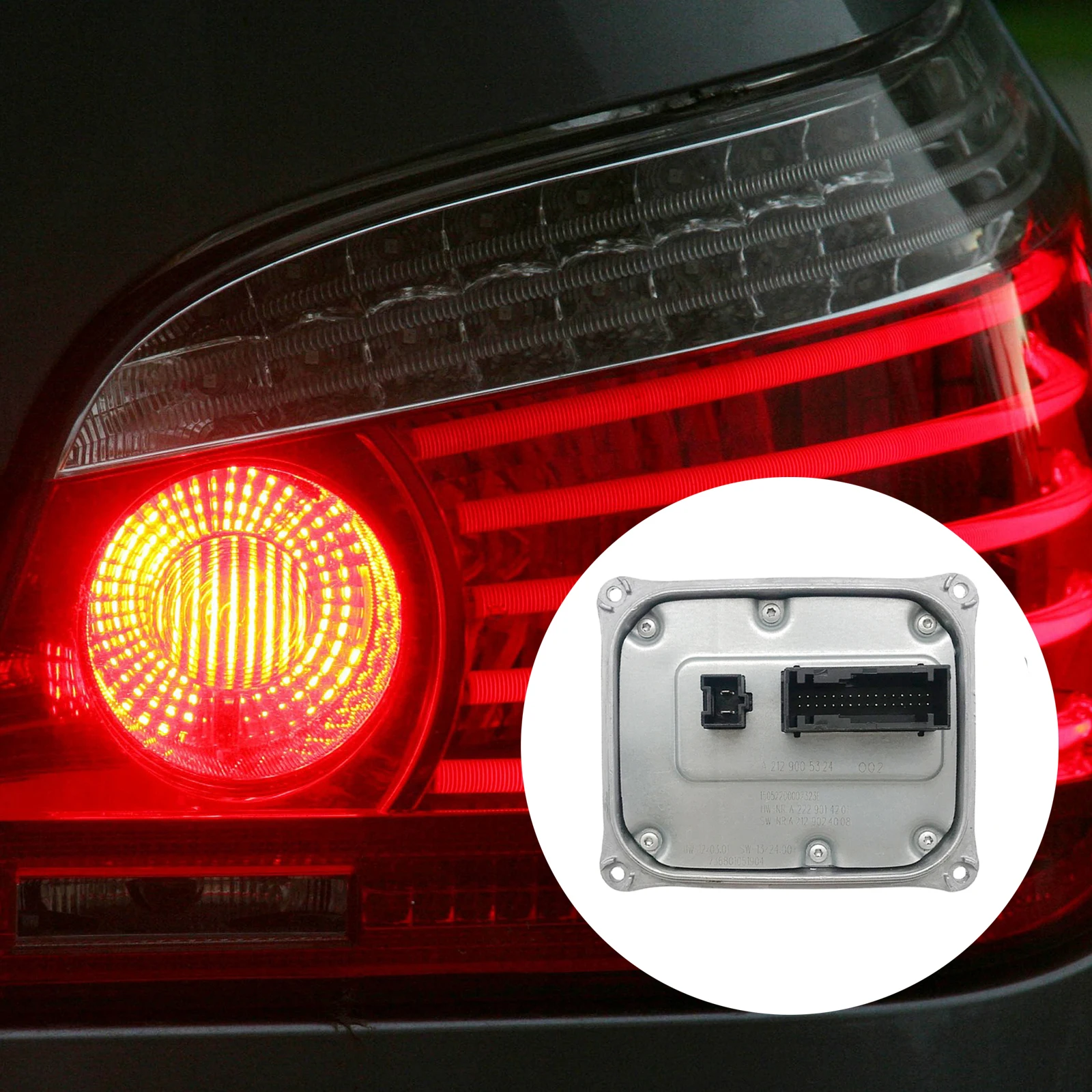 Headlight Lamp Ballast Control Module Unit Compatible with E-Class C207 A207 W212 W205 A2129008224 Replacement Parts